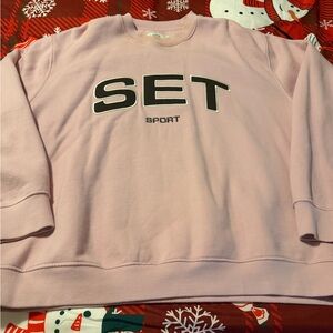 SET Active Pink Crewneck Sweater